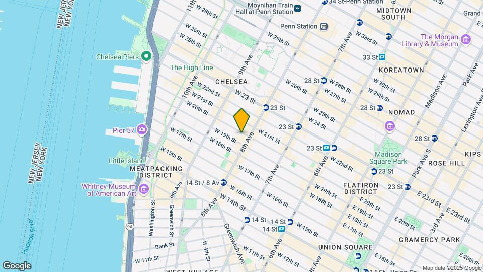 306 W 20th St Map and Location Details