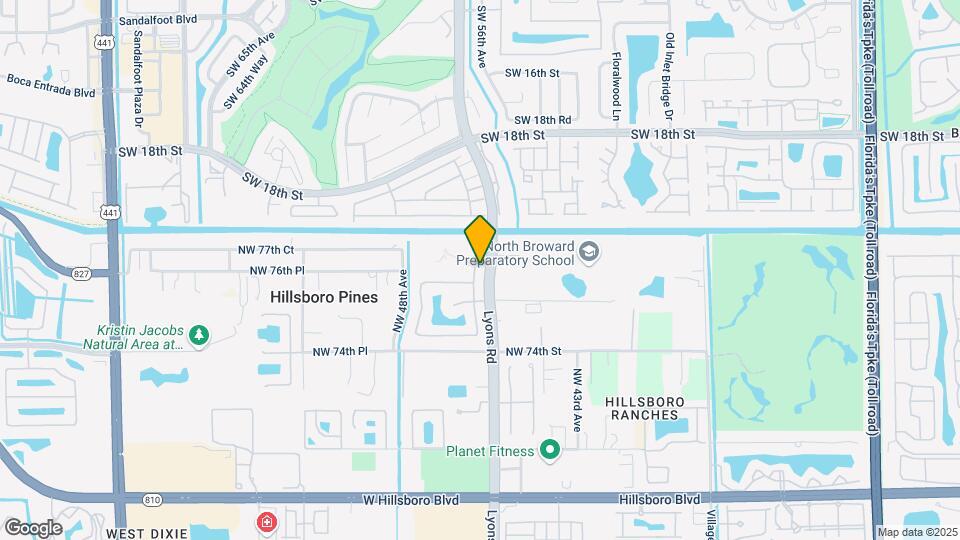 7620 NW 47th Ave Map and Location Details