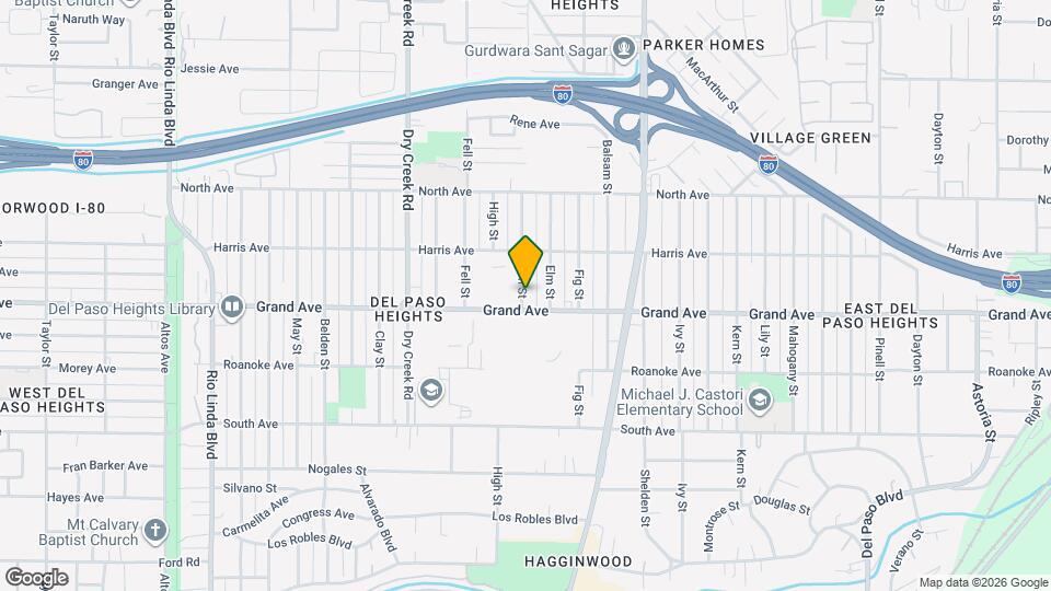 3812 Huron St, Unit 3812 Huron St Sacramento #A Map and Location Details