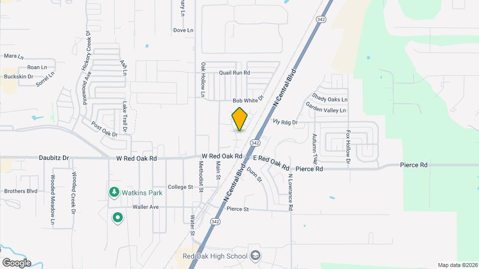 The Reserve at Red Oak Mapa y Detalles de la Ubicación