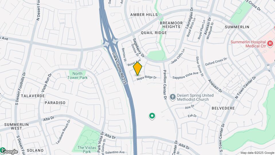 11032 Napa Ridge Dr Mapa y Detalles de la Ubicación