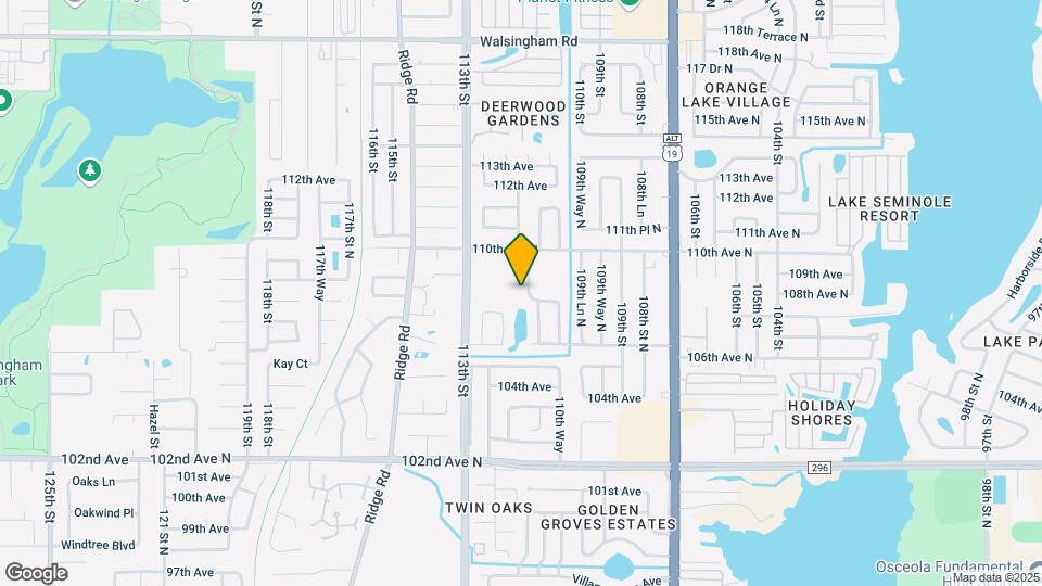 10850 111th St N Map and Location Details