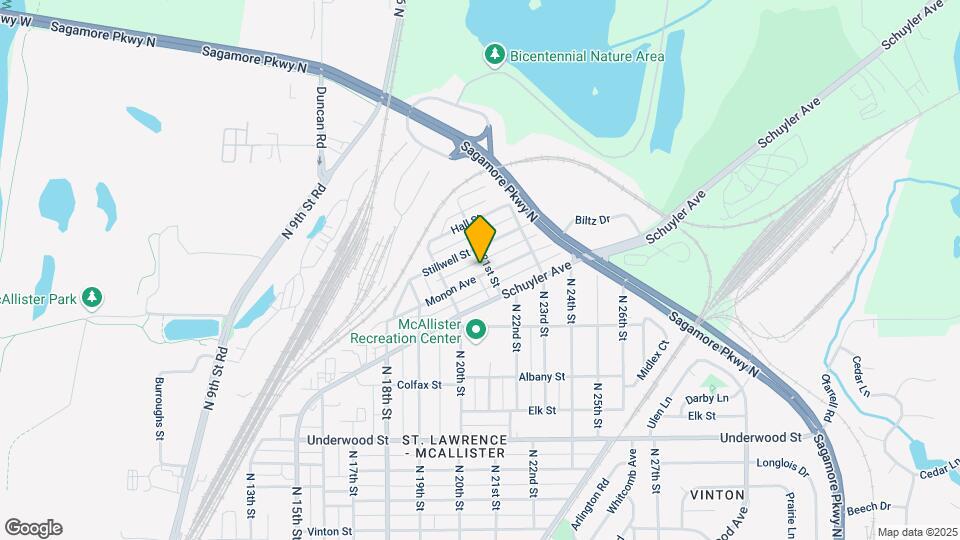 2038 Monon Ave Map and Location Details