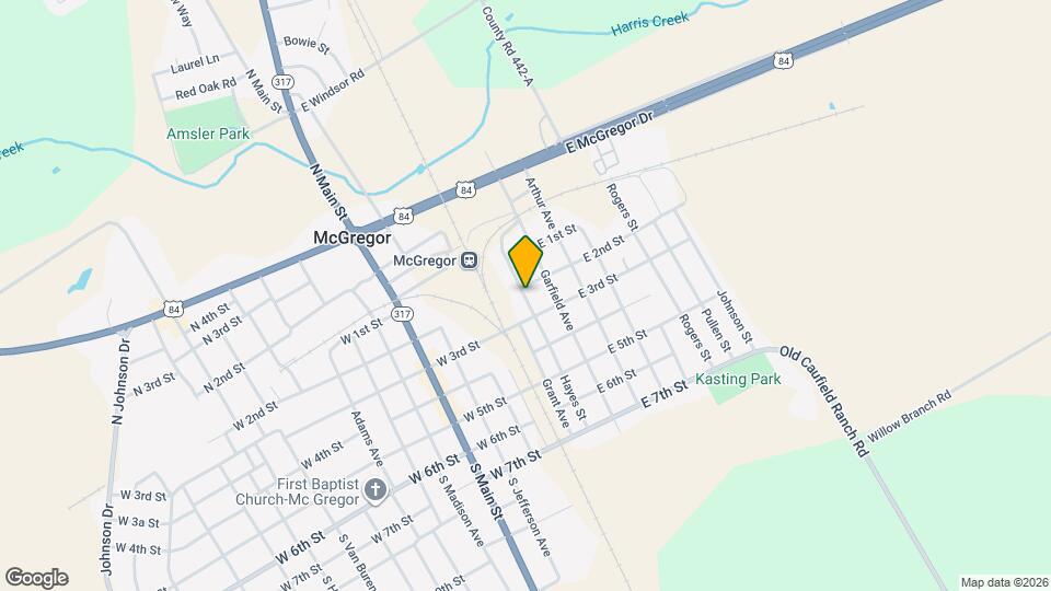 205 Hayes St Map and Location Details