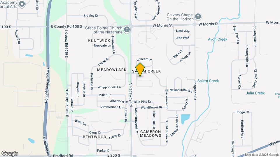 9214 Allegro Dr Map and Location Details