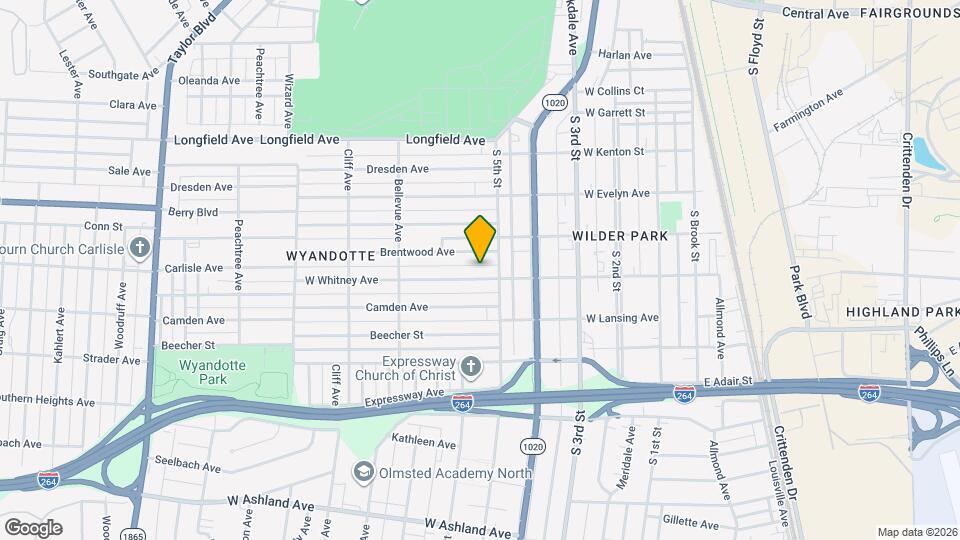 515 W Whitney Ave Mapa y Detalles de la Ubicación