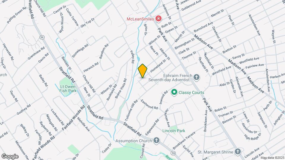 265 Homeland St Map and Location Details