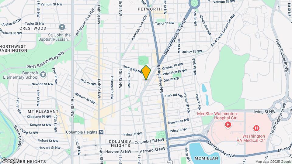 3606 New Hampshire Ave NW Map and Location Details