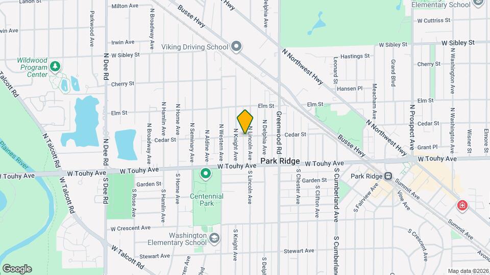 1675 S Cora St Map and Location Details