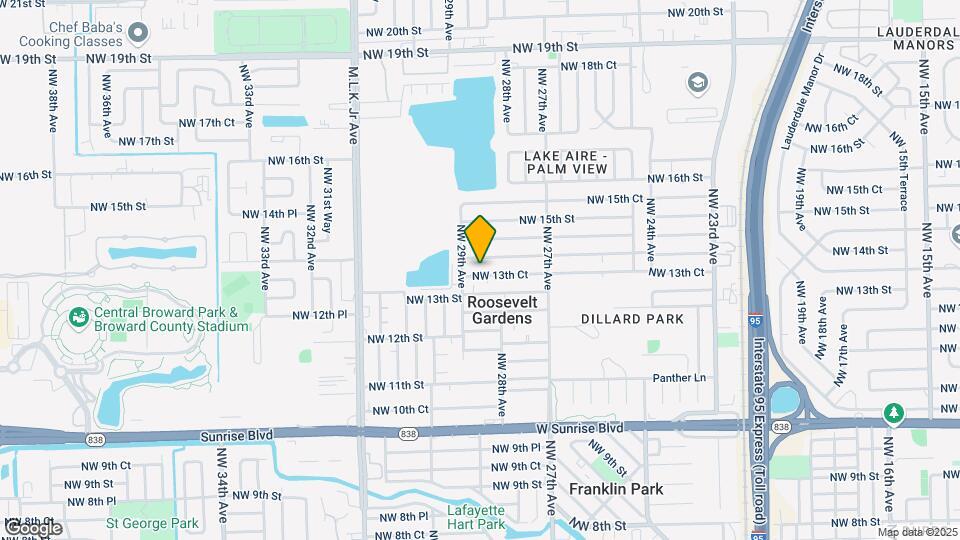 2845 NW 13th Ct Map and Location Details