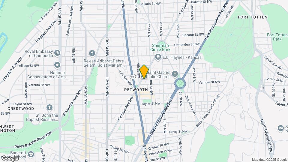 4317 Kansas Ave NW Map and Location Details