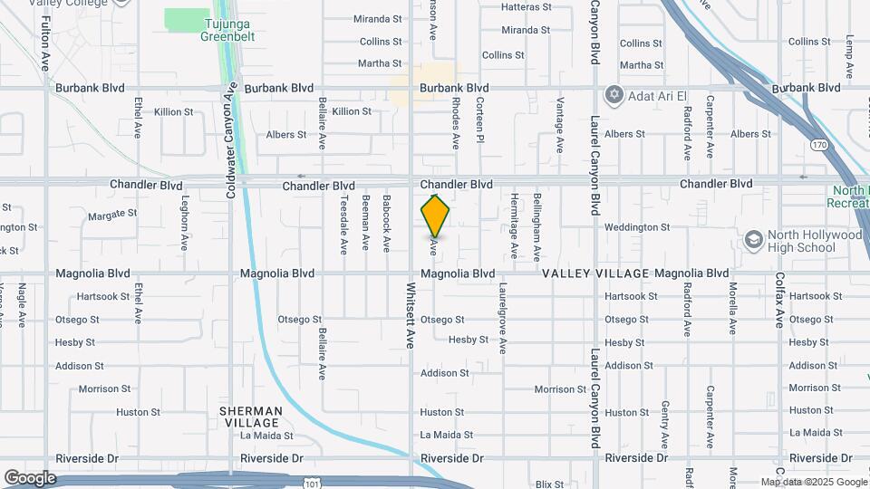 5238 Wilkinson Ave Map and Location Details