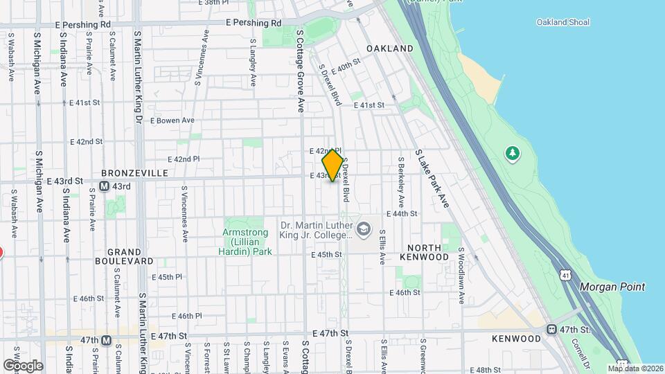 4318 S Drexel Blvd Map and Location Details