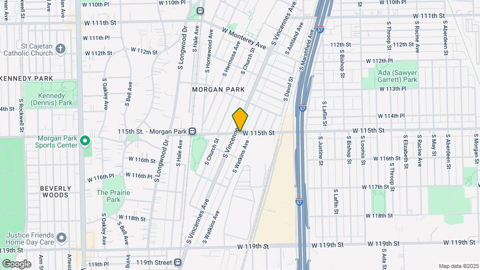 1825 W 115th St Map and Location Details