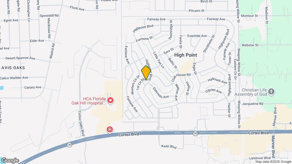 7513 Highpoint Blvd Map and Location Details