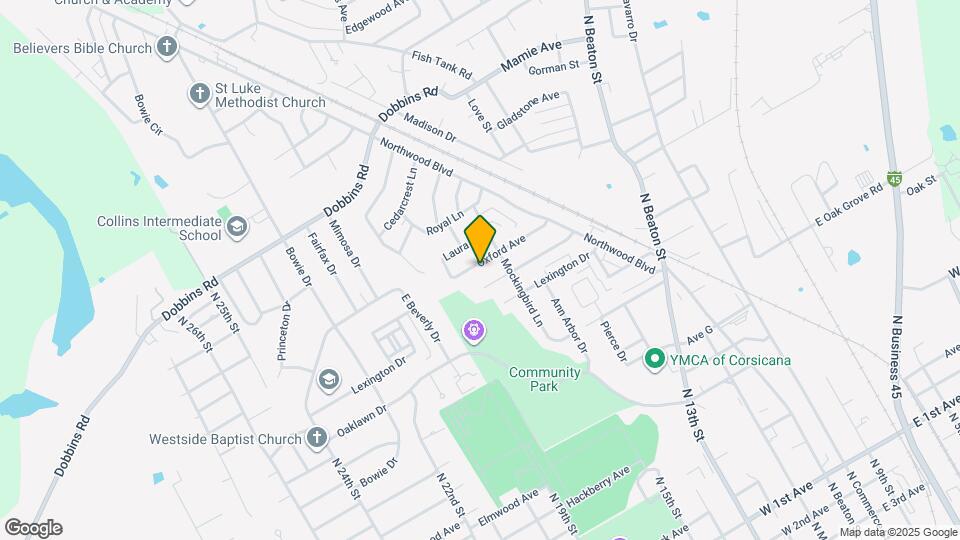 713 Oxford Ave Map and Location Details