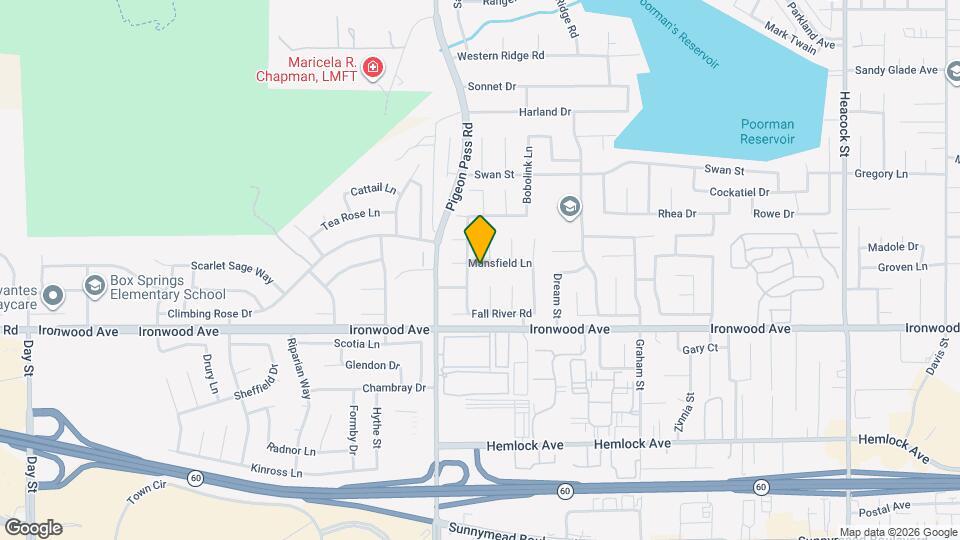 23097 Mansfield Ln Map and Location Details