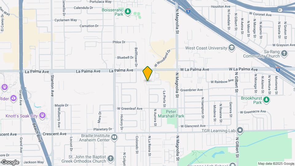 8229 Woodland Dr Map and Location Details