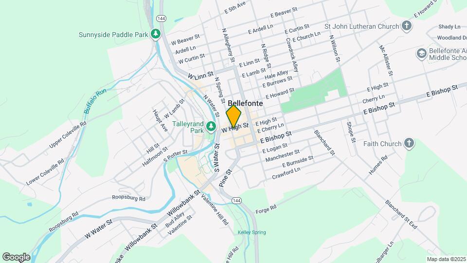 140 W High St, Unit Apartment 1 Map and Location Details