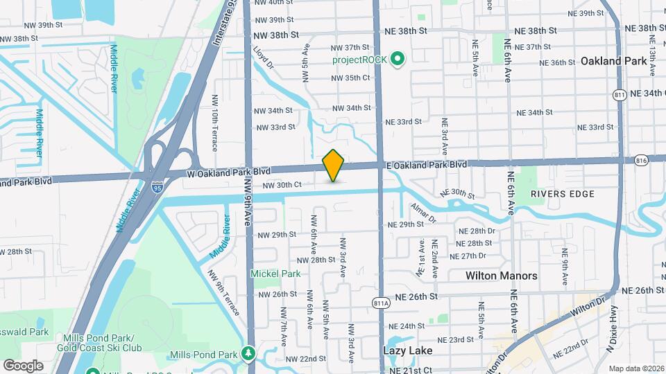 400 NW 30th Ct Map and Location Details