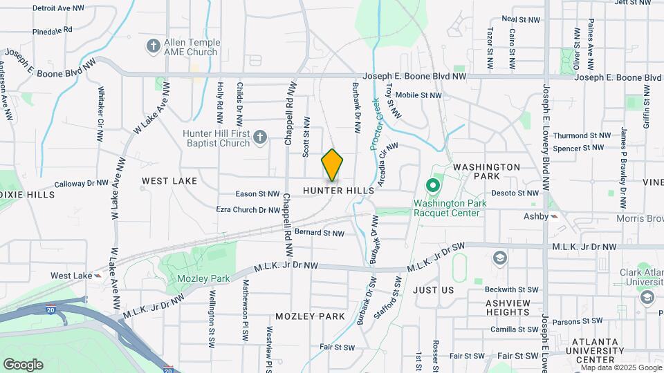 1328 Eason St NW Map and Location Details