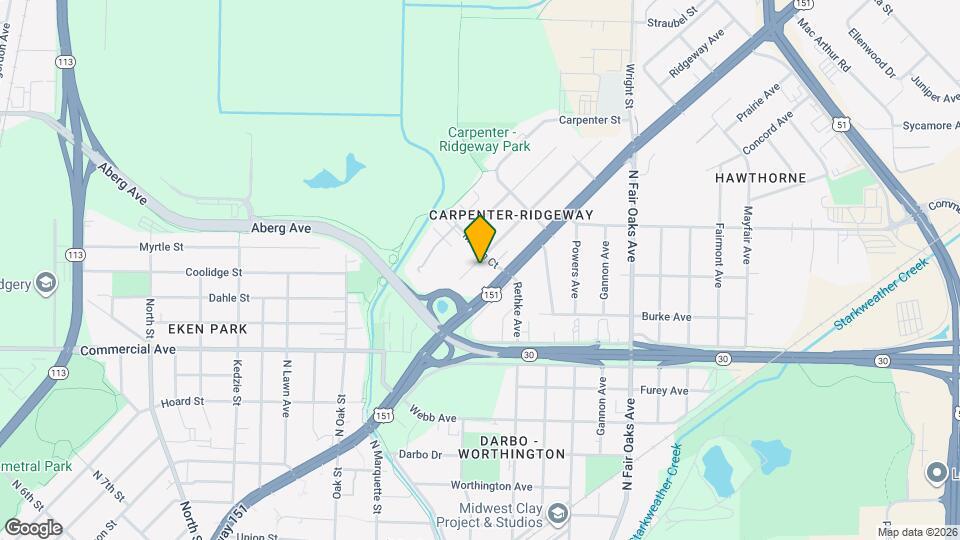 3179 Ridgeway Ave Map and Location Details