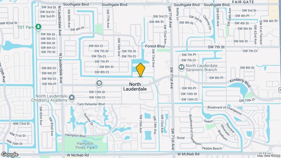 841 SW 74th Terrace Map and Location Details