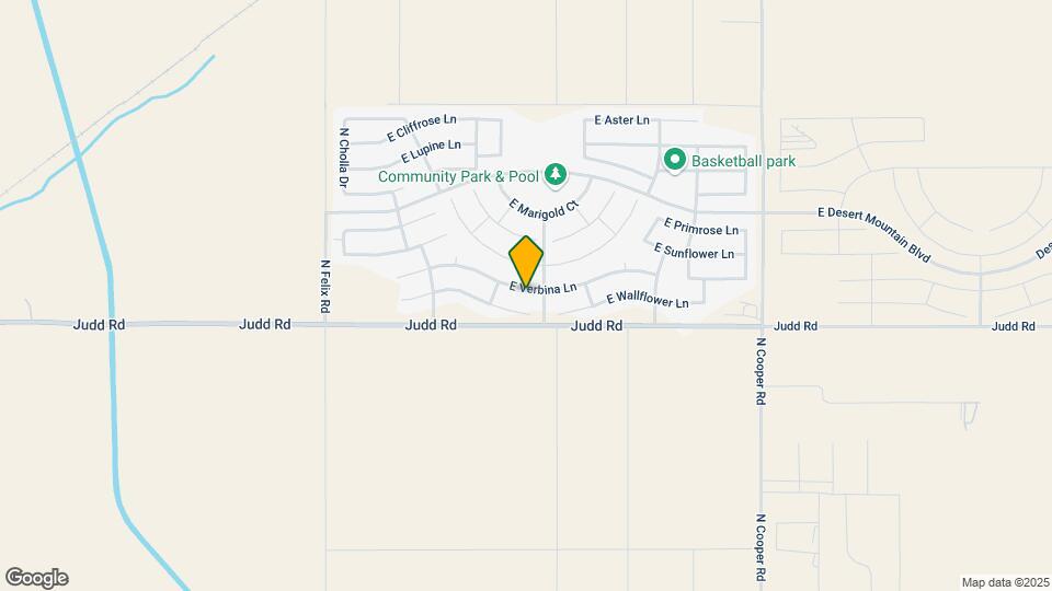 10915 E Verbina Ln Map and Location Details