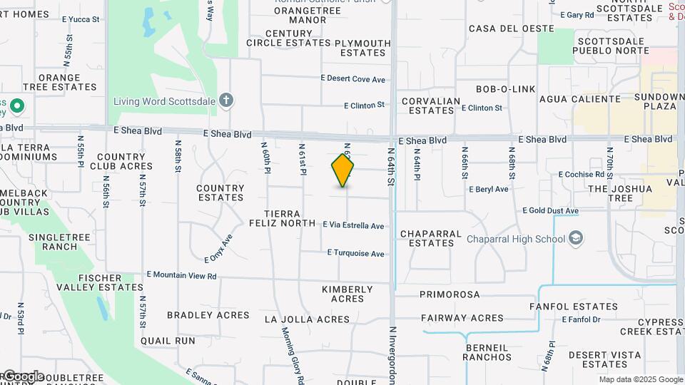 6220 E Gold Dust Ave Map and Location Details