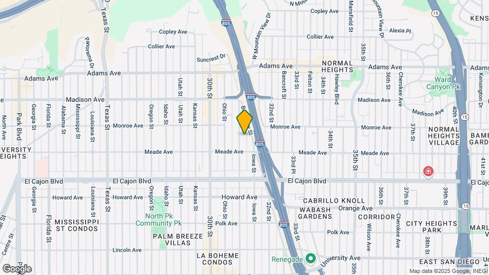 4449-4455 Illinois St Map and Location Details