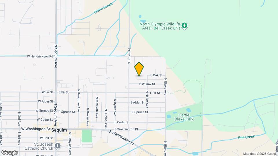 841 E Oak St Map and Location Details