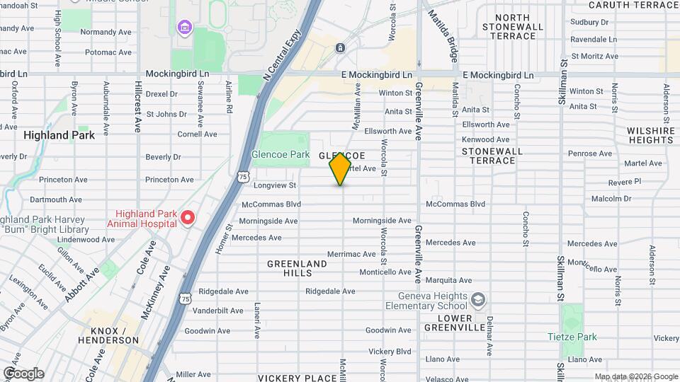 5456 Longview St Map and Location Details