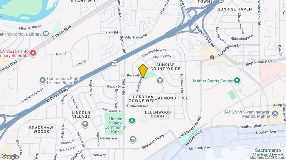 3317 Gould Way Map and Location Details