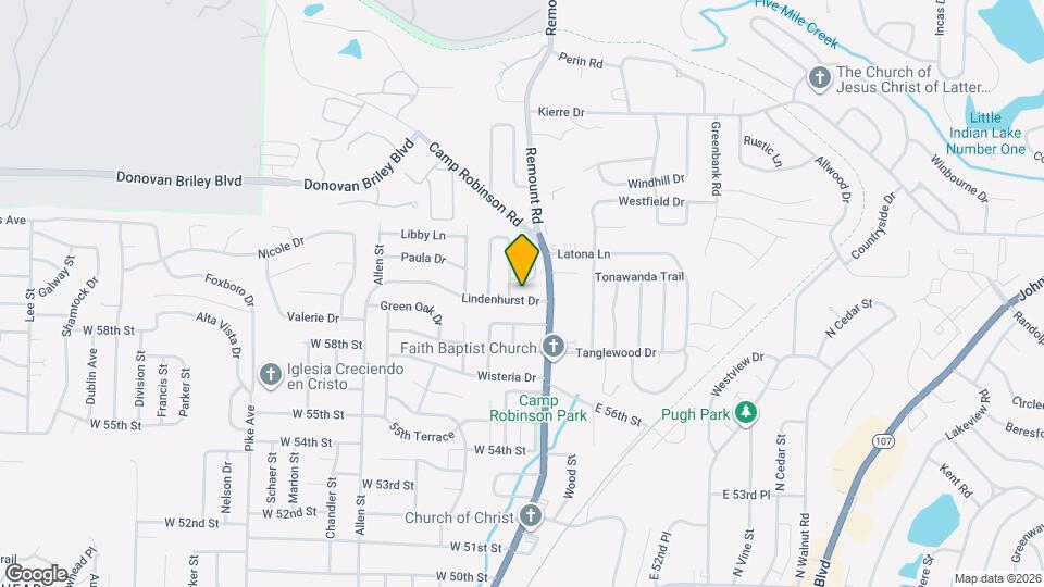 116 Lindenhurst Dr Map and Location Details