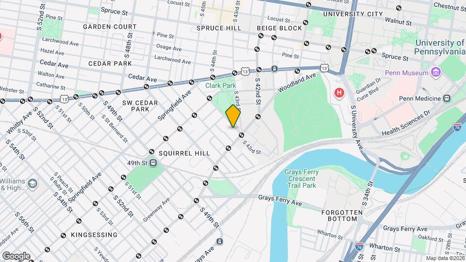 1240 S 45th St Map and Location Details