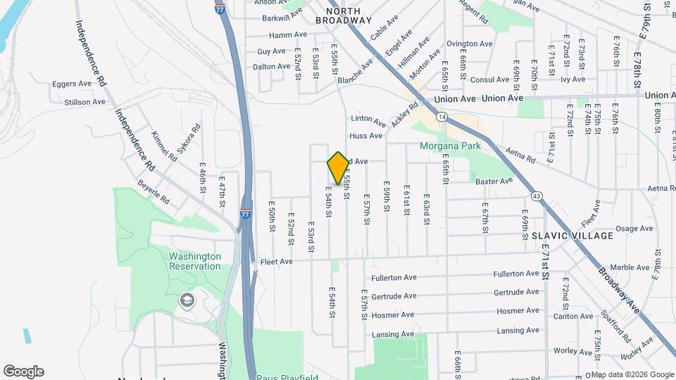 3636 E 55th St Map and Location Details