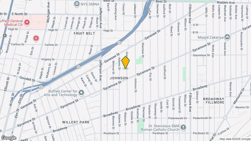 166 Grey St Map and Location Details