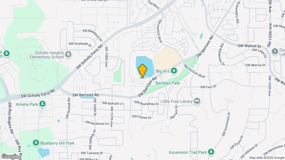 15315 SW Mallard Dr Map and Location Details