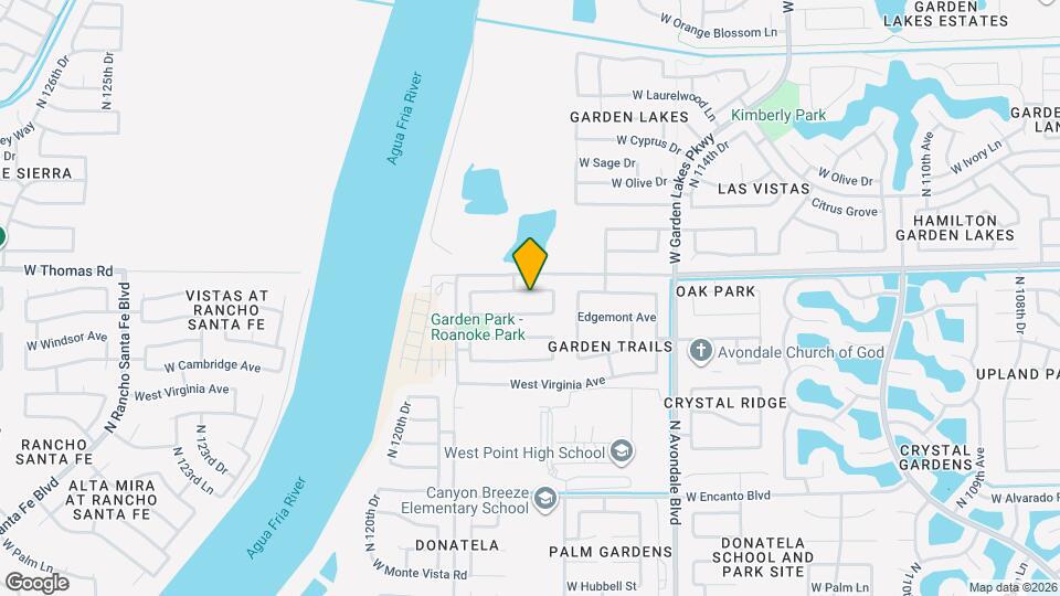 11825 W Edgemont Ave Map and Location Details