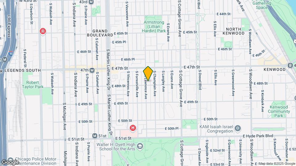 4753 S St Lawrence Ave Map and Location Details
