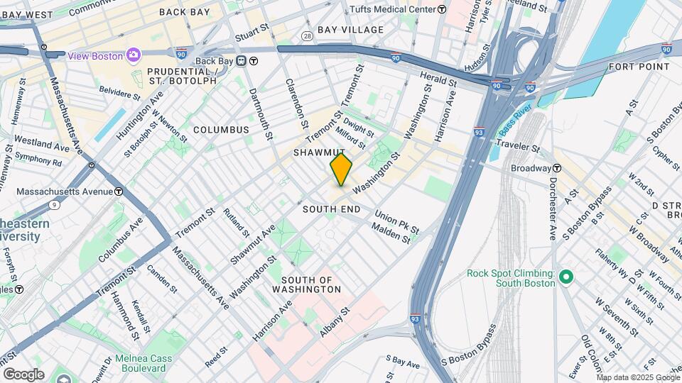 1387 Washington St Mapa y Detalles de la Ubicación
