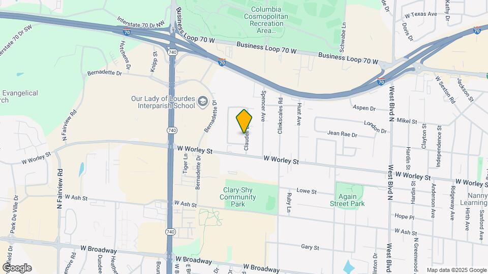 Claudell Homes I & II Mapa y Detalles de la Ubicación