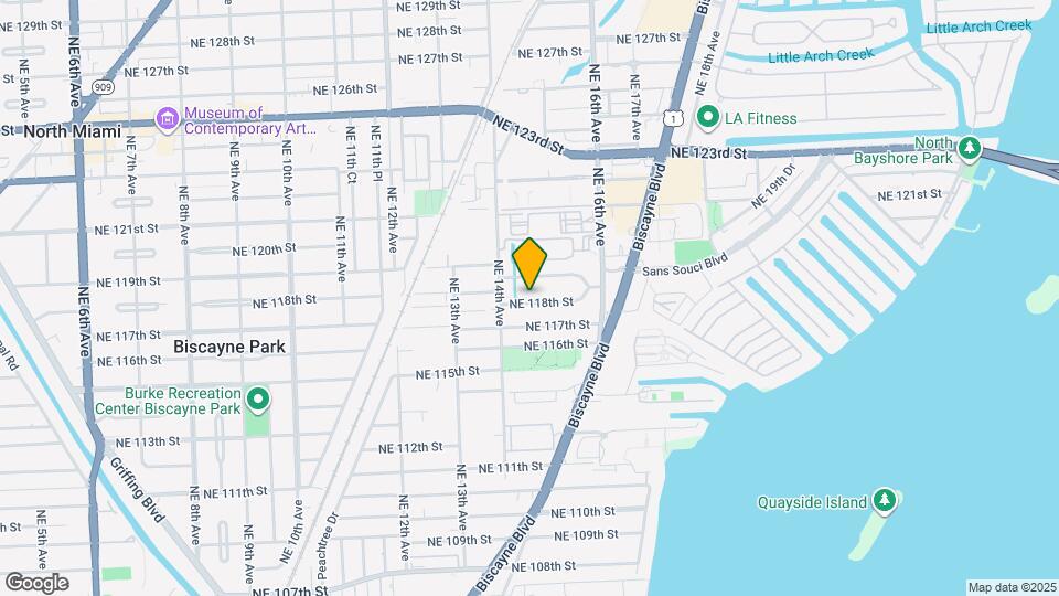 1451 NE 118th St Map and Location Details