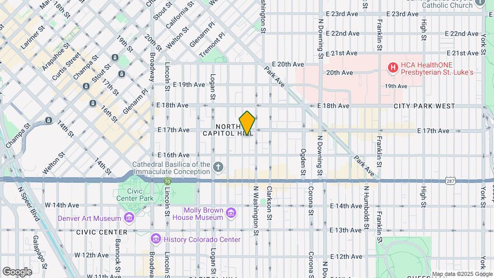 1650 N Pearl St, Unit 24 Map and Location Details