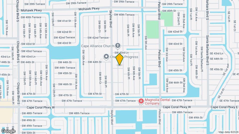 4413 SW 7th Pl Map and Location Details