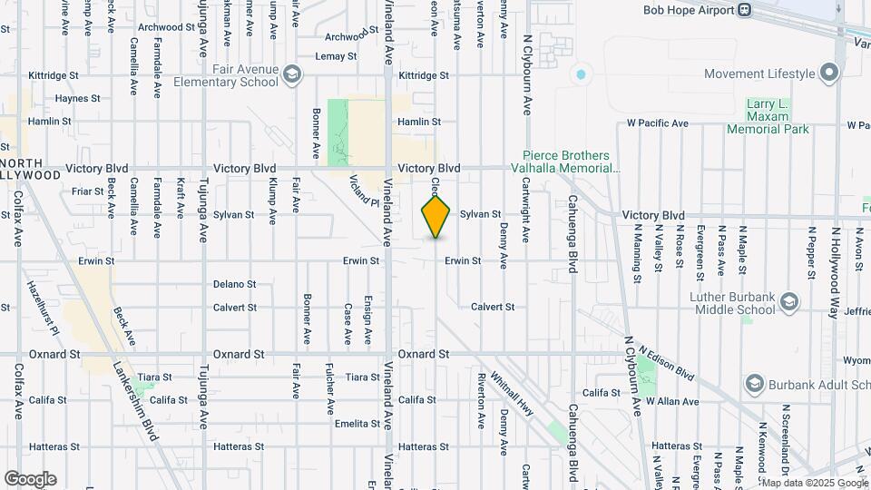 6219 Cleon Ave Map and Location Details