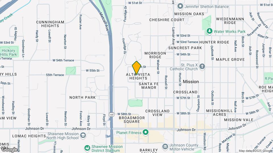 5529 Barkley St Map and Location Details