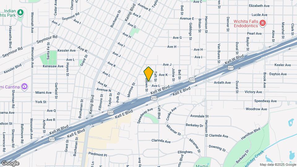 2113 Brown St Map and Location Details