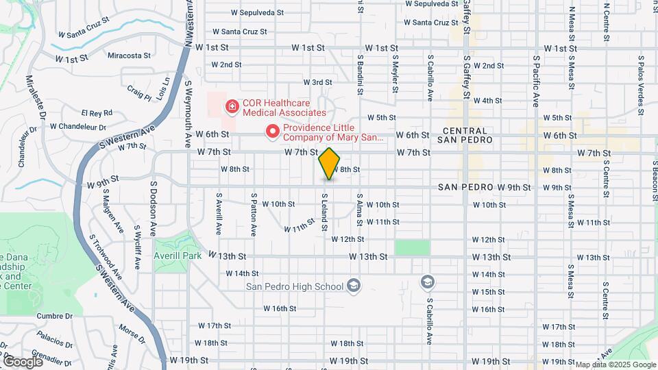 834 S Leland St Mapa y Detalles de la Ubicación