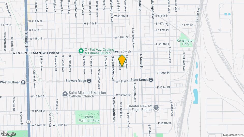 12005 S La Salle St Map and Location Details